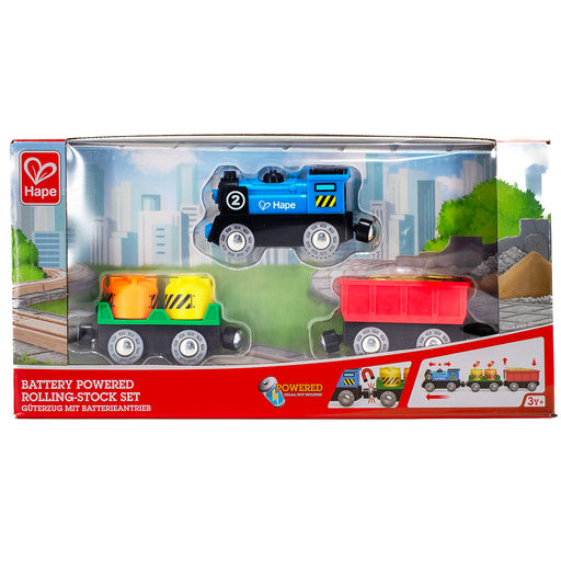 Hape Battery Powered Rolling-Stock Set