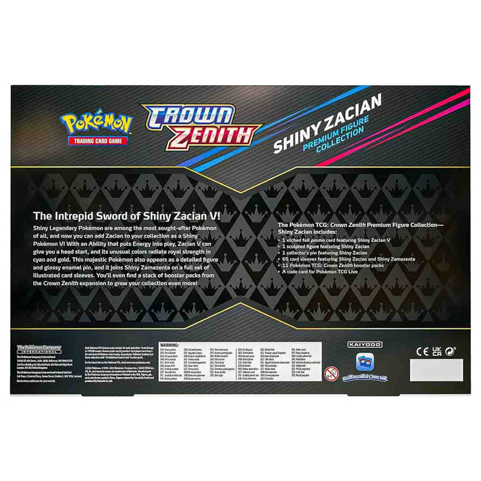 Pokémon TCG: Crown Zenith Premium Figure Collection Shiny Zacian