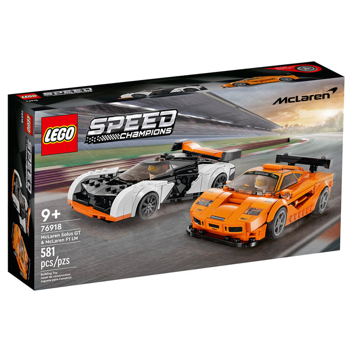 LEGO Speed Champions 76918 McLaren Solus GT & McLaren F1 LM Building Set