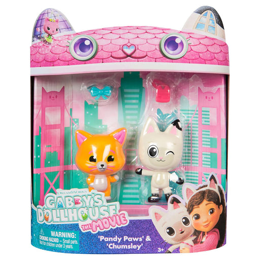 Gabby's Dollhouse: The Movie: Pandy Paws & Chumsley Figures (2 Pack)