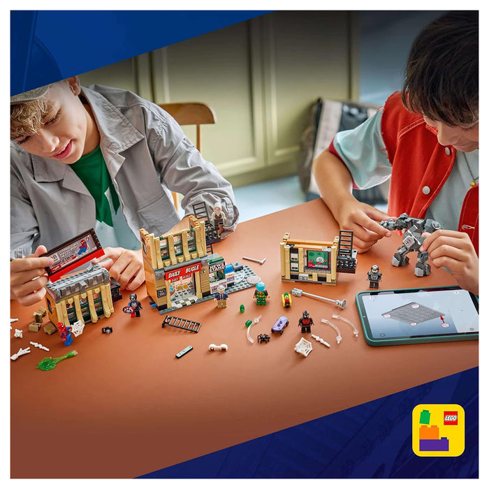 LEGO Marvel Spider-Man vs. Mysterio: The Daily Bugle Building Set