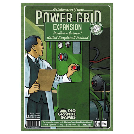 Power Grid Expansion: Northern Europe/UK & Ireland 2nd Edition Game