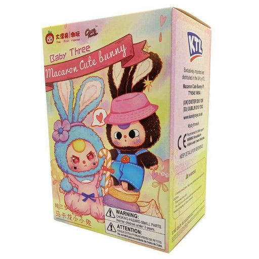 Baby Three Macaron Cute Bunny Plush (styles vary)