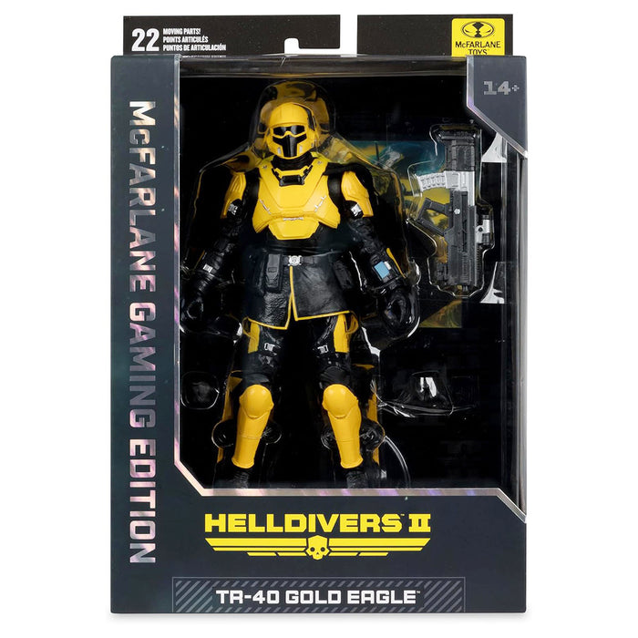 McFarlane Gaming Edition Helldivers II TR-40 Gold Eagle 7" Figure