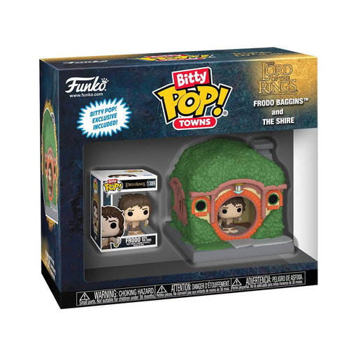 Funko Bitty Pop! Towns: The Lord of the Rings: Frodo Baggins and The Shire Vinyl Figures