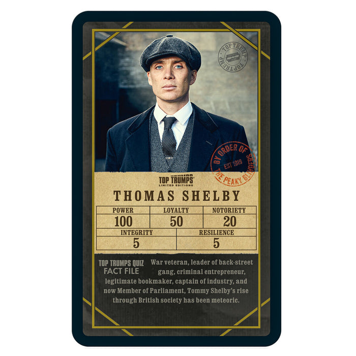 Peaky Blinders Monopoly Board Game and Top Trumps Cards Bundle