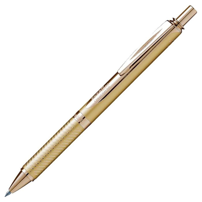 Pentel EnerGel Sterling BL407 Gold Rollerball Pen
