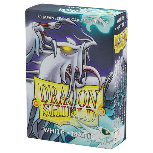 Dragon Shield Japanese Size White 60 Matte Sleeves