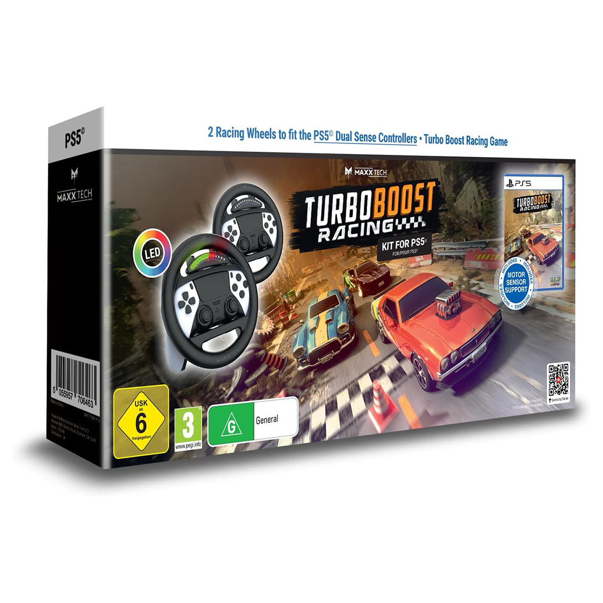 Maxx Tech Turbo Boost Racing Kit for PS5 — Booghe