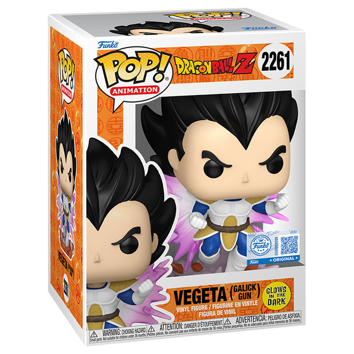 Funko Pop! Animation: Dragonball Z: Vegeta (Galick Gun) Glows in the Dark Vinyl Figure #2261