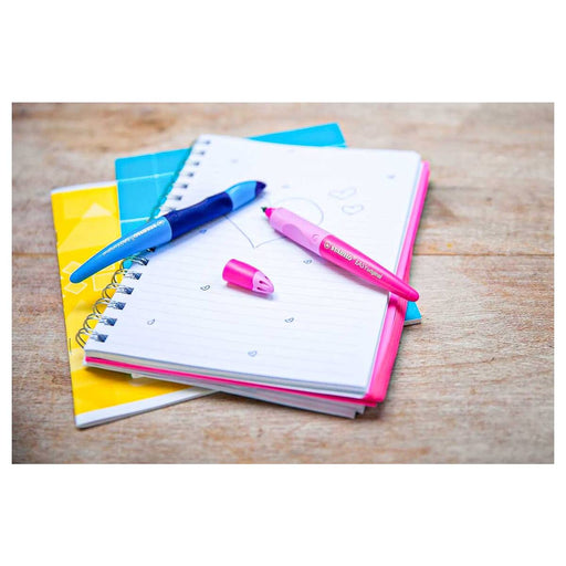 STABILO EASYoriginal Refillable Handwriting Rollerball Pen Dark/Light Blue Right Handed Grip