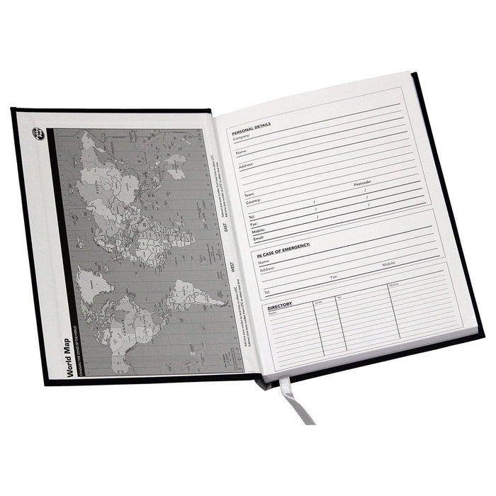 Pukka Pad A5 Case Feint Ruled Black Notebook