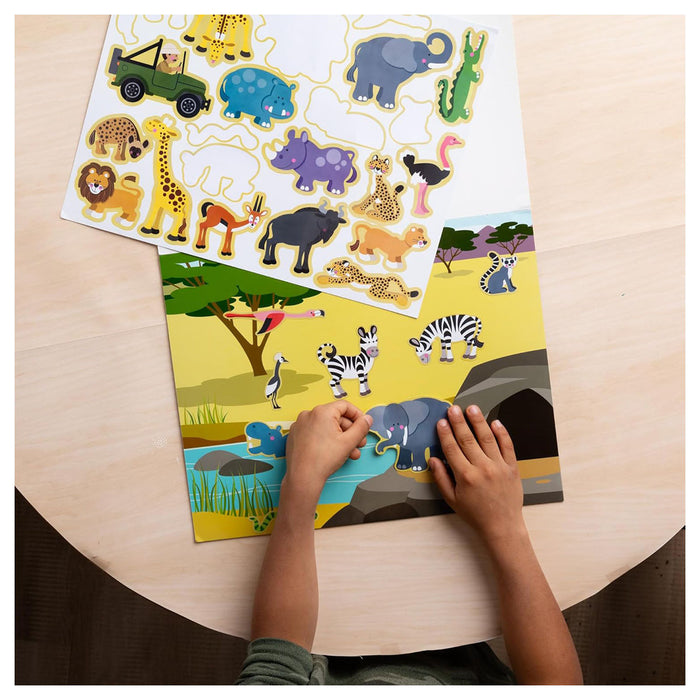 Melissa & Doug Reusable Sticker Pad Habitats