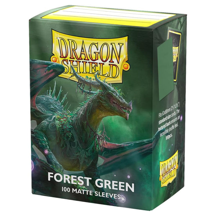 Dragon Shield Matte Sleeves Standard Size- Forest Green (100)