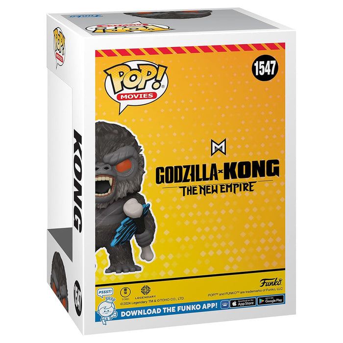 Funko Pop! Movies: Godzilla x Kong: Kong with Battle Pose Vinyl Figure #1547