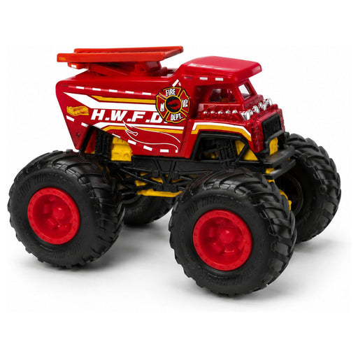 Hot Wheels Monster Trucks Champion Crushers Hot Wheels Fire Department Truck 5/8