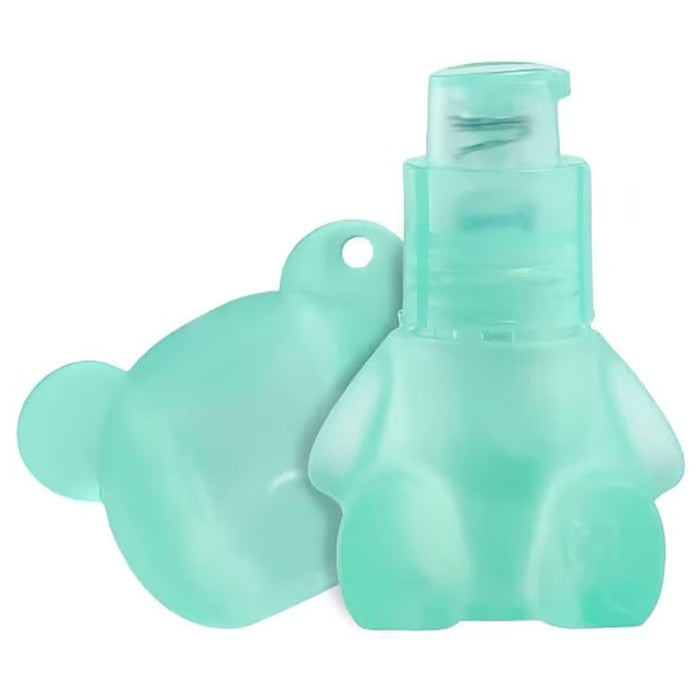 Mini Glam Bear Shimmer Lotion Fuzzy Slippers Keychain