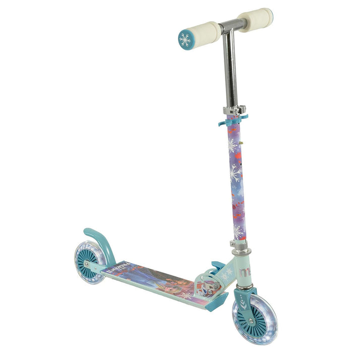 Frozen Folding Inline Scooter with Light Up Wheels