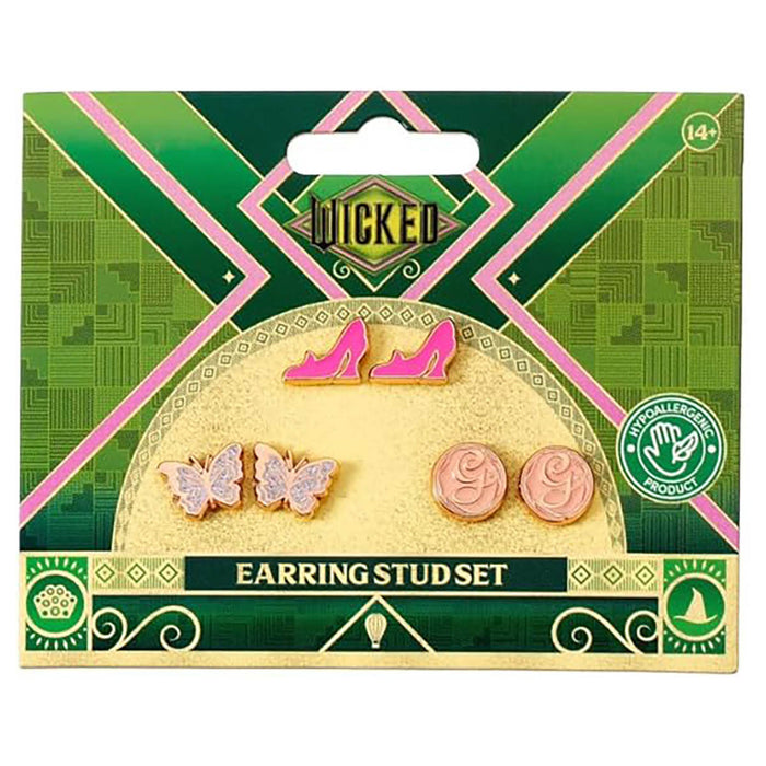 Wicked Glinda Earring Stud Set