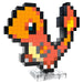 Mega Pokémon Charmander Pixel Art Building Set