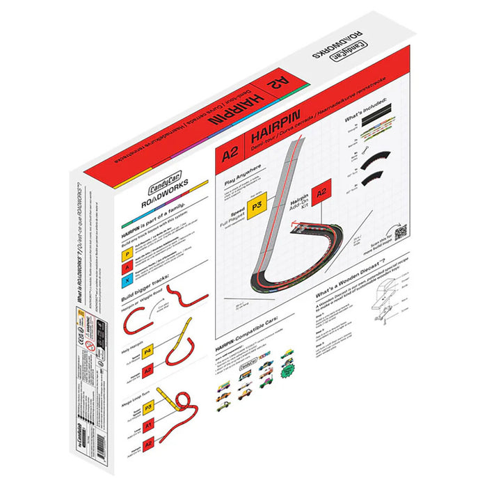 CandyCar Hairpin Turn Track Add-On Kit