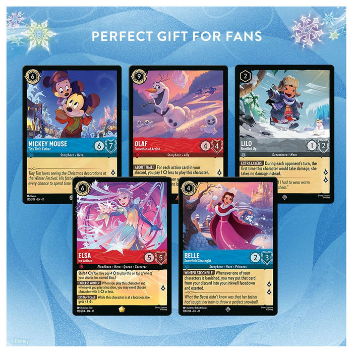 Disney Lorcana Trading Card Game Winterspell Booster 24 Pack Box