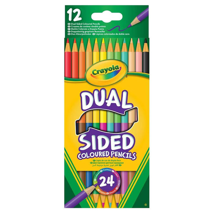 Crayola Dual Sided Coloured Pencils (12 Pack)
