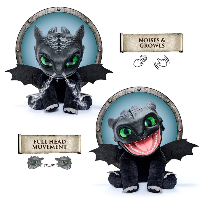 Toothless Night Fury Peluche 40cm - Dragons How To Train Your Dragon 3, Glow In The Dark Original Peluche Dragon Fureur De Nuit 40 Cm Toothless Night Fury Peluche 40cm - Dragons How To Train Your Dragon 3, Glow In The Dark Original Peluche Dragon Fureur De Nuit 40 Cm