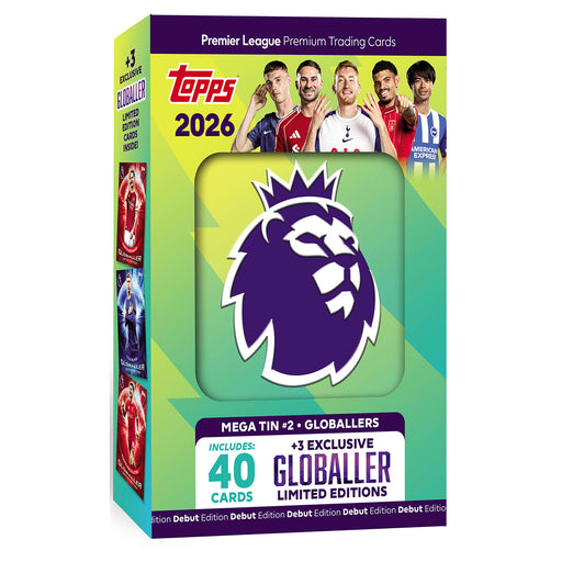 Topps Premier League 2025/26 Premium Trading Cards Mega Tin #2 Globallers