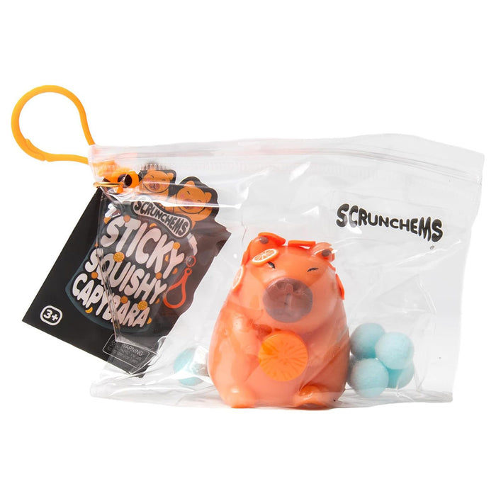 Scrunchems Sticky Squishy Capybara Fidget Toy