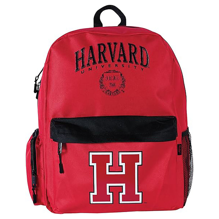 Large backpack featuring iconic Harvard branding