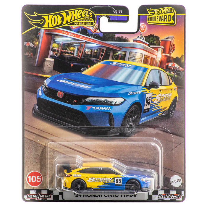 Hot Wheels Premium Boulevard '24 Honda Civic Type -R Car