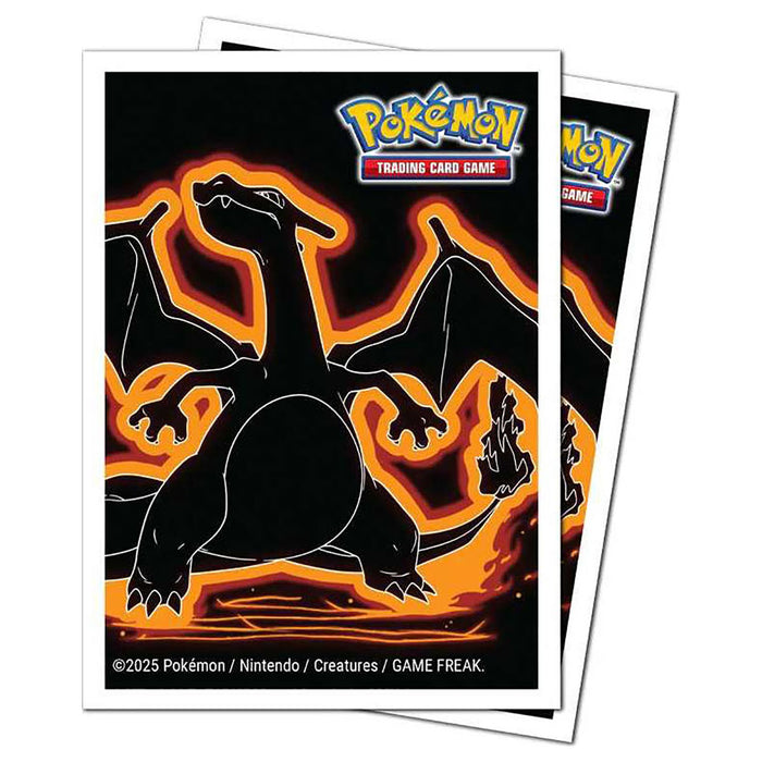 Pokémon Neon Kanto Ultra-Pro Apex Deck Protector Sleeves Charizard (105 Pack) 
