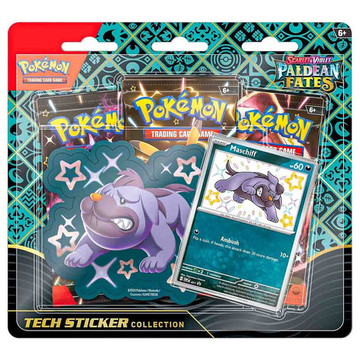 Pokemon Trading Card Game: Scarlet & Violet 4.5: Paldean Fates Tech Sticker Collection - Maschiff