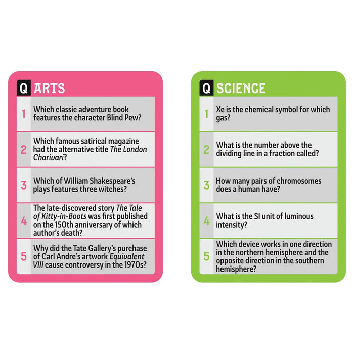 Pub Quiz: The Red Lion Edition Card Game