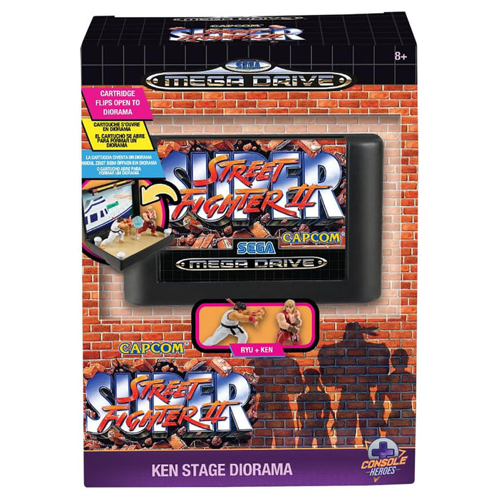 Sega Mega Drive Console Heroes: Street Fighter: Ken Stage Diorama