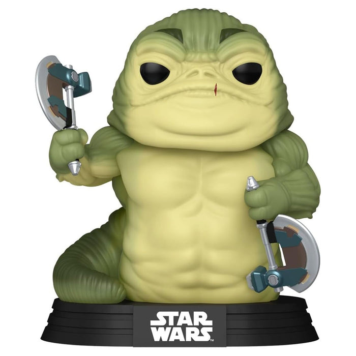Funko Pop! Star Wars: The Mandalorian and Grogu: Rotta the Hutt (Glow) Bobblehead Figure #823
