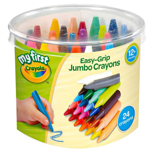 Crayola My First Easy-Grip Jumbo Crayons (24 Pack)