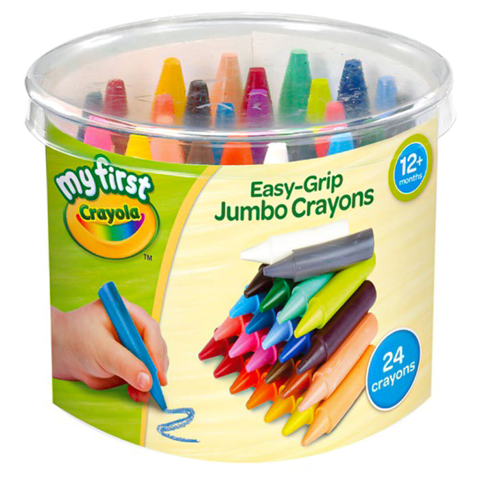 Crayola My First Easy-Grip Jumbo Crayons (24 Pack)