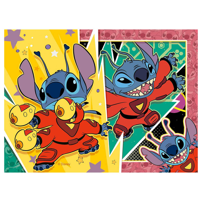Disney Stitch 4 in a Box Puzzles