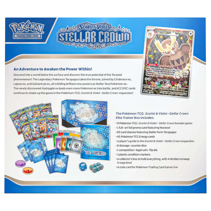 Pokémon TCG: Scarlet & Violet: Stellar Crown Elite Trainer Box