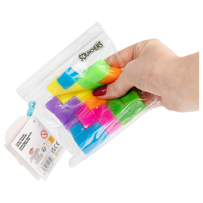 Scrunchems Sticky Squishy Puzzle Cube Fidget Toy