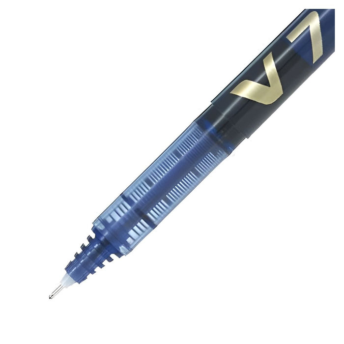 Pilot V7 Liquid Ink Rollerball Medium Line Blue Ink Pen