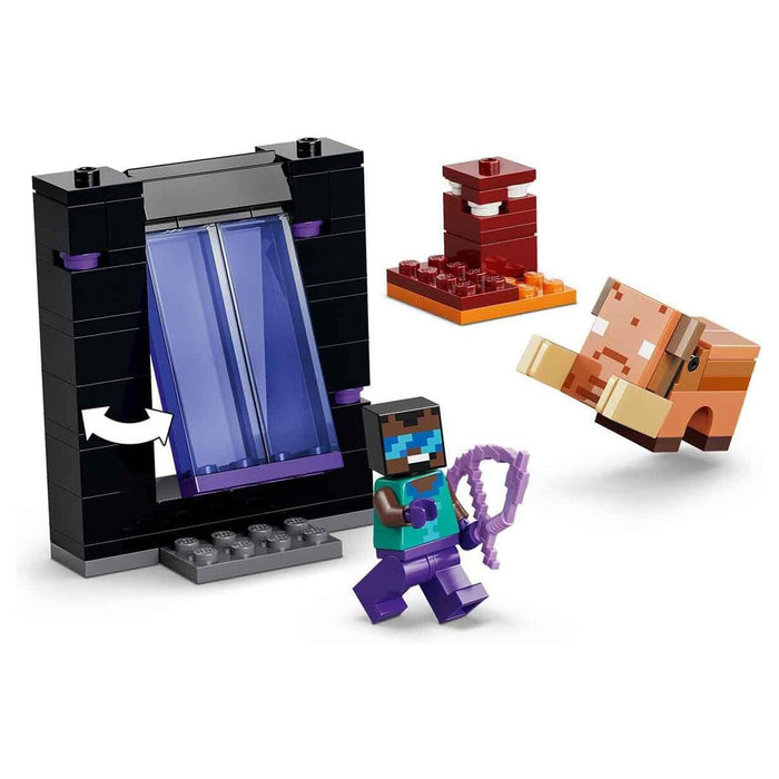 LEGO Minecraft Nether & End Portal Journey 21584 Building Set