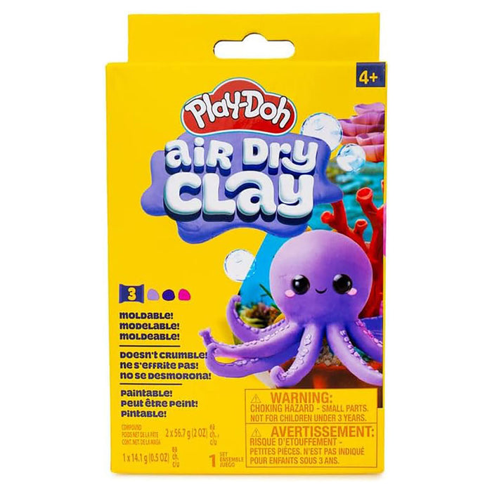 PlayDoh Air Dry Clay Buddy Peg Box Octopus