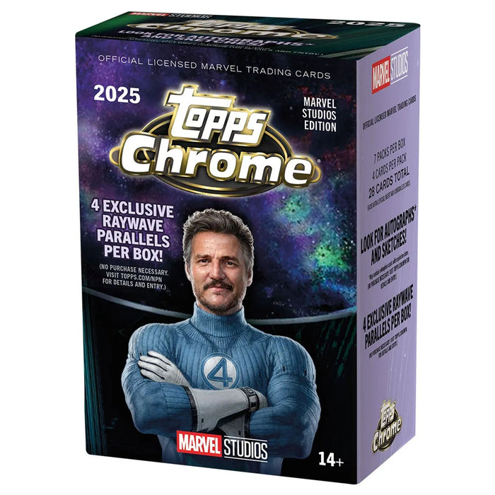 Topps Marvel Studios Chrome 2025 Value Box 