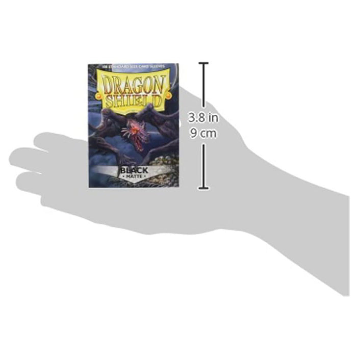 Dragon Shield Matte Sleeves Standard Size - Black (100)