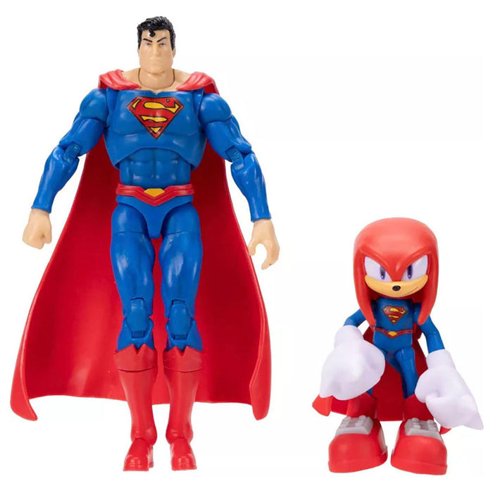 DC x Sonic the Hedgehog Superman Knuckles Figures (2 Pack)
