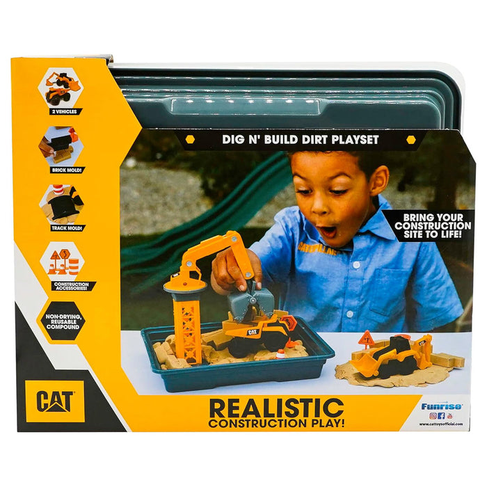 CAT Dig N' Build Dirt Playset 
