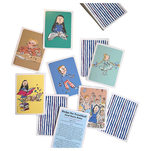 Roald Dahl Matilda Dodge the Trunchball Card Game